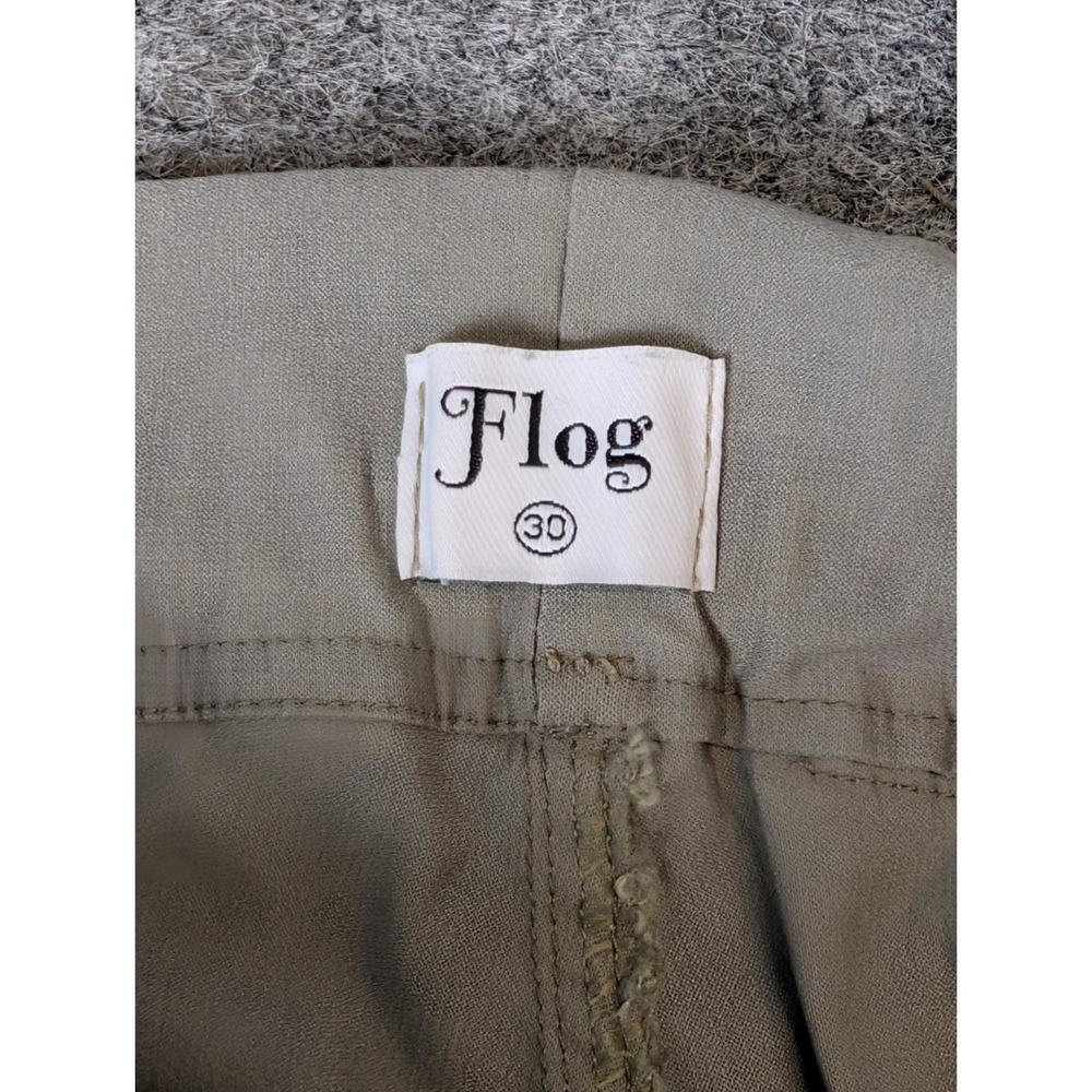 Bevy Flog Jogger Pants Elastic Waist Pockets Ankle Womens Sz30 Greenish Gray EUC - Picture 3 of 14